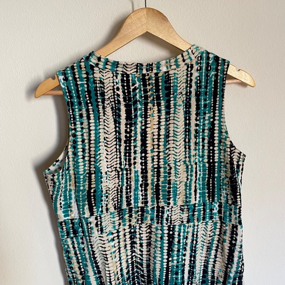 Calvin Klein Jeans Women’s Sleeveless V-Neck Empire Waist Knit Dress – Size MD - Picture 5 of 5